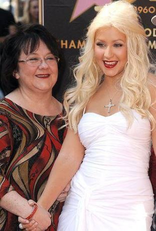 Fausto Xavier Aguilera ex-wife Shelly Loraine and daughter Christina Aguilera.